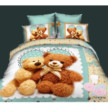 Комплект постельных принадлежностей 100% хлопок / медведь / комплект постельных принадлежностей / 3d печать